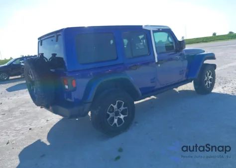 2020 Jeep Wrangler Unlimited Rubicon 4X4 z USA, uszkodzony, nr VIN 1C4HJXFN4LW326610